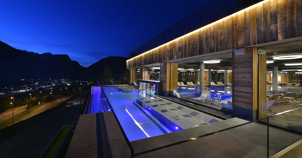 Alpen Resort Livigno sanae wellnes d autore progettazione realizzazione spa e centri benessere piscine idromassaggio sauna bagno turco 1